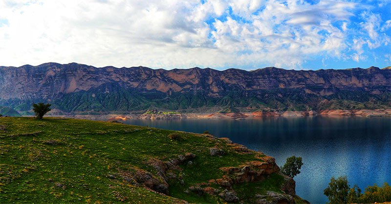 دریاچه سد دز عکس از بیژن مسعودی